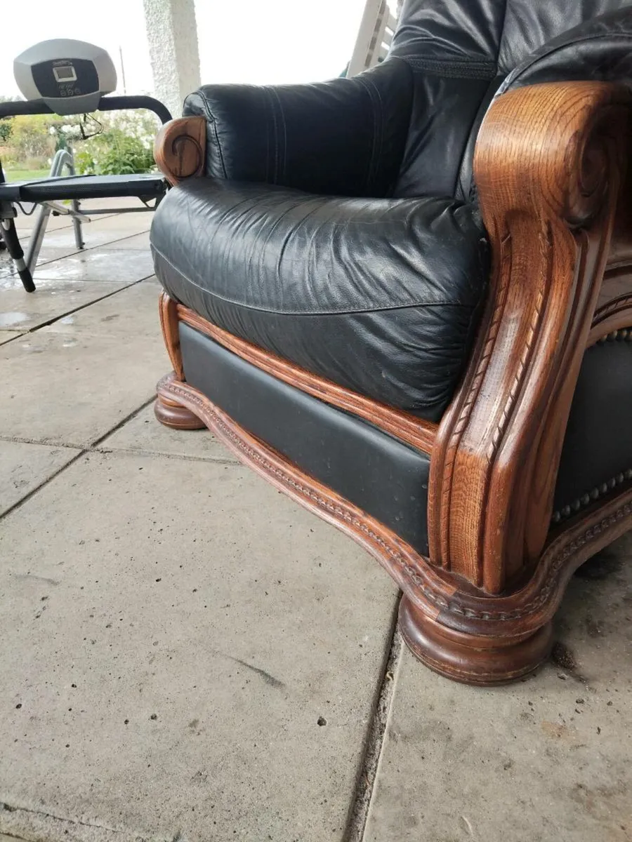 Oak Armchair - Image 4