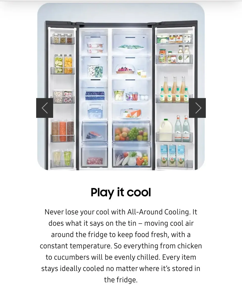 Samsung 2 door fridge Inc cool water dispenser - Image 3