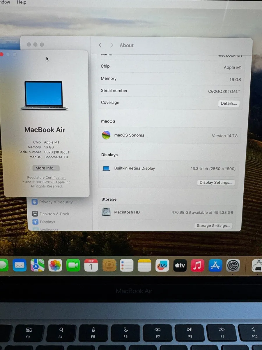 MacBook Air M1 13” 16GB 512GB | 95% Battery - Image 4