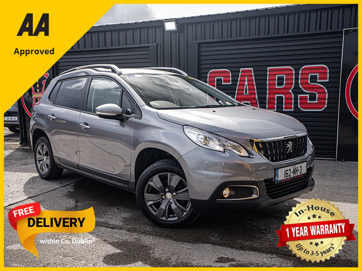 162 Peugeot 2008 1.2/Irish/Low kms/1yr warran - Image 1