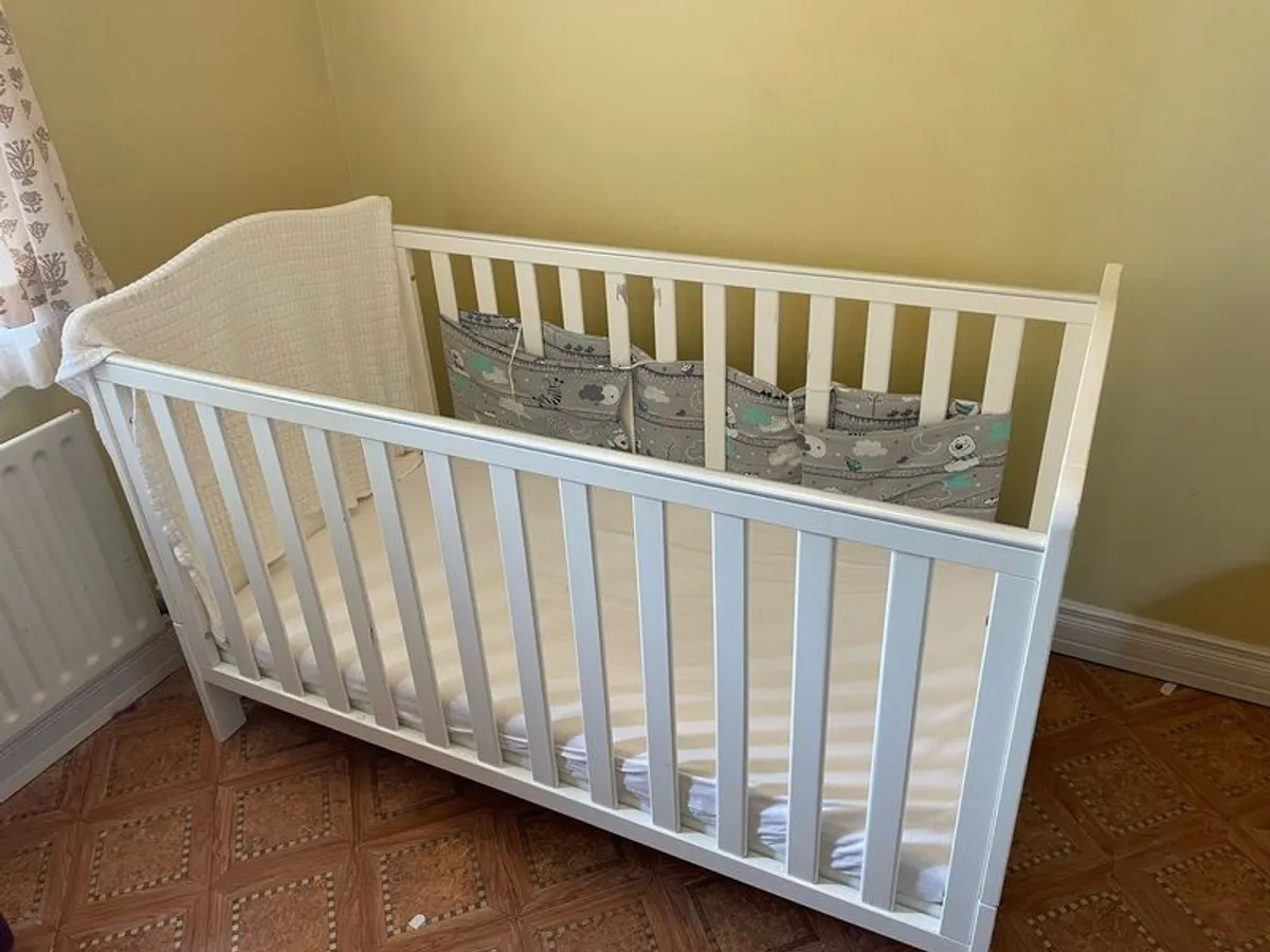 Complete Cot With Mattress - Image 1