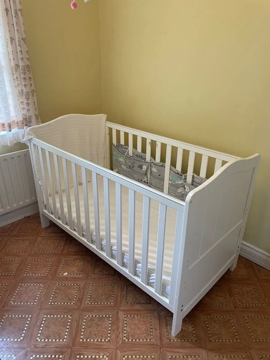 Complete Cot With Mattress - Image 2