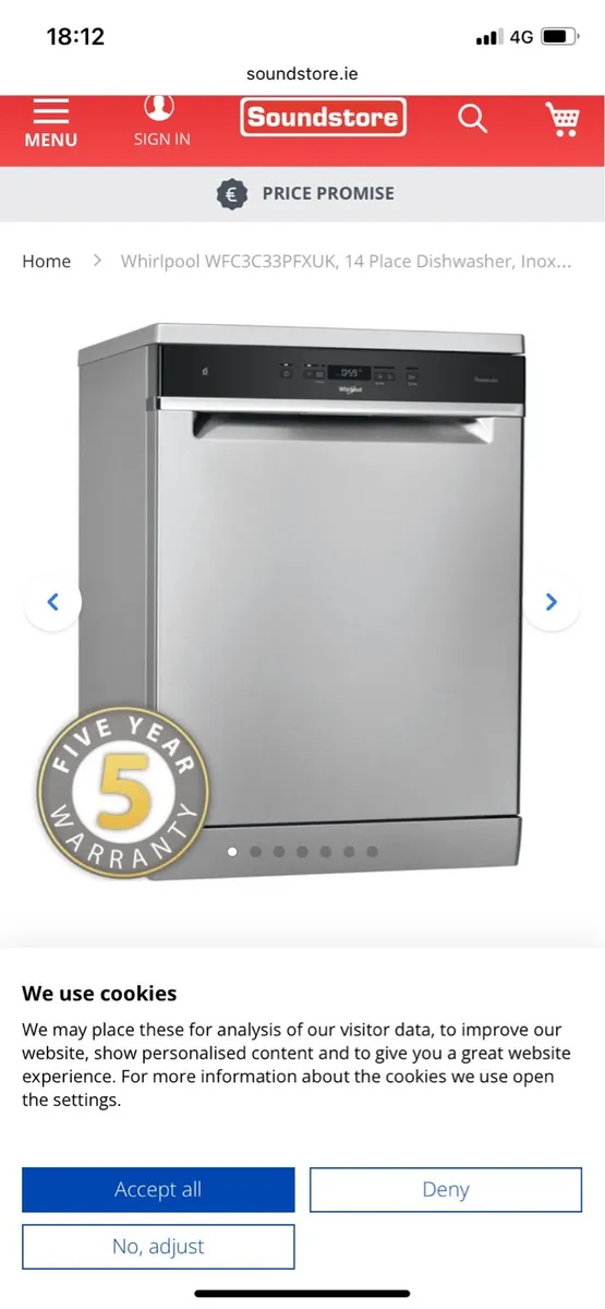 Zanussi dishwasher - Image 1