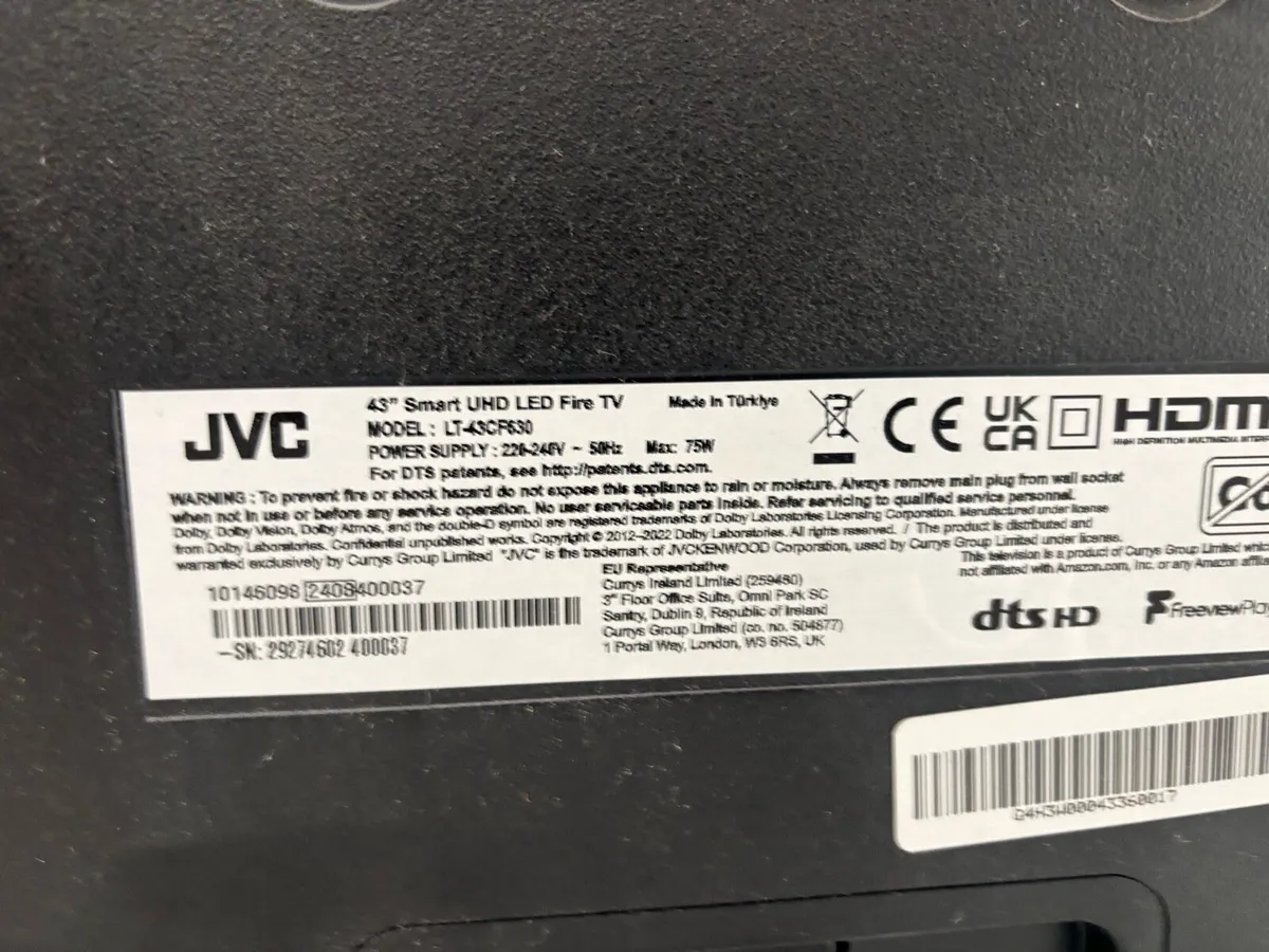 43” TVs for sale - Image 4