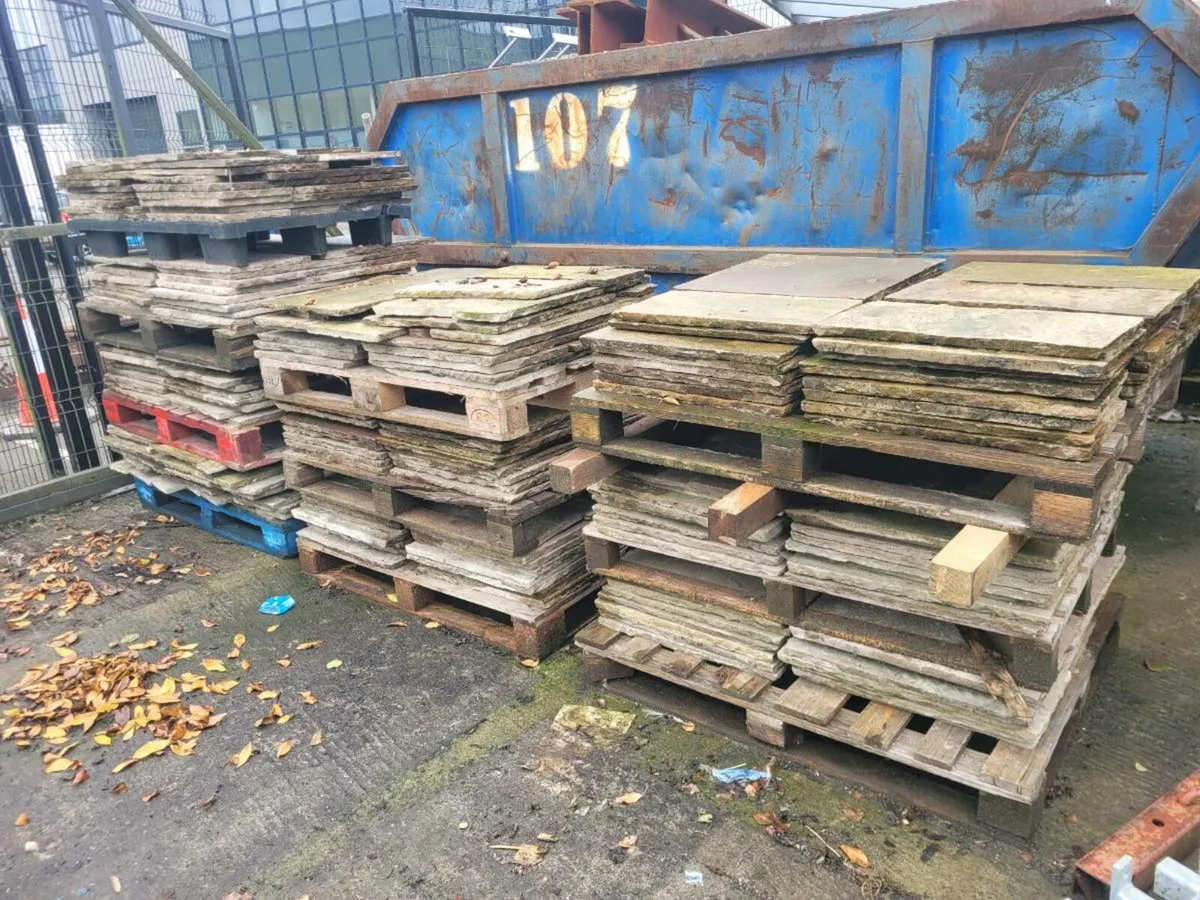 Indian sandstone paving slabs- reclaimed - Image 4