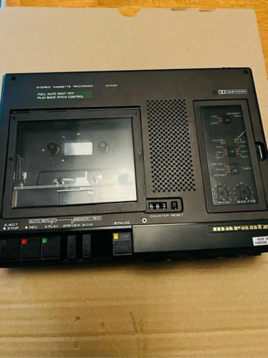 Marantz CP230 Portable Cassette Deck. Tested. - Image 1