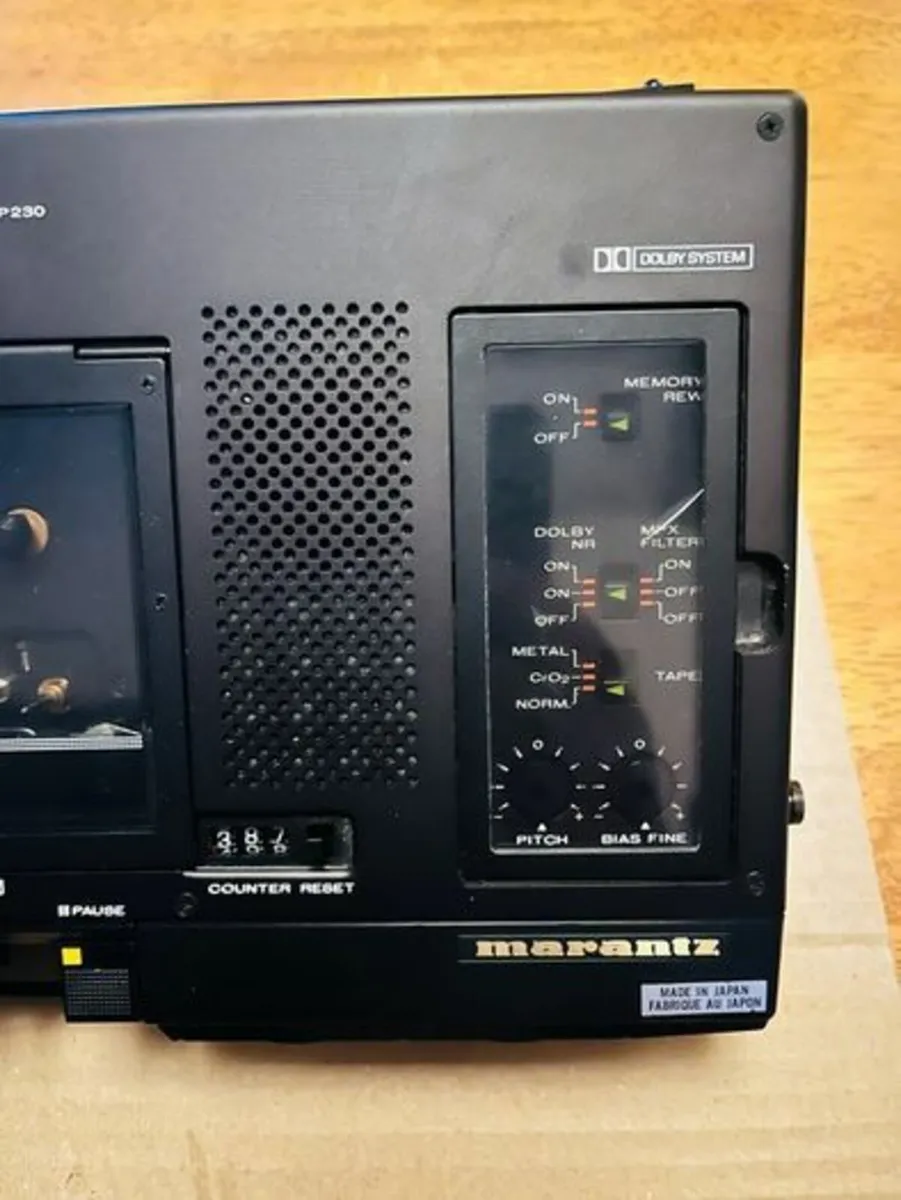 Marantz CP230 Portable Cassette Deck. Tested. - Image 3
