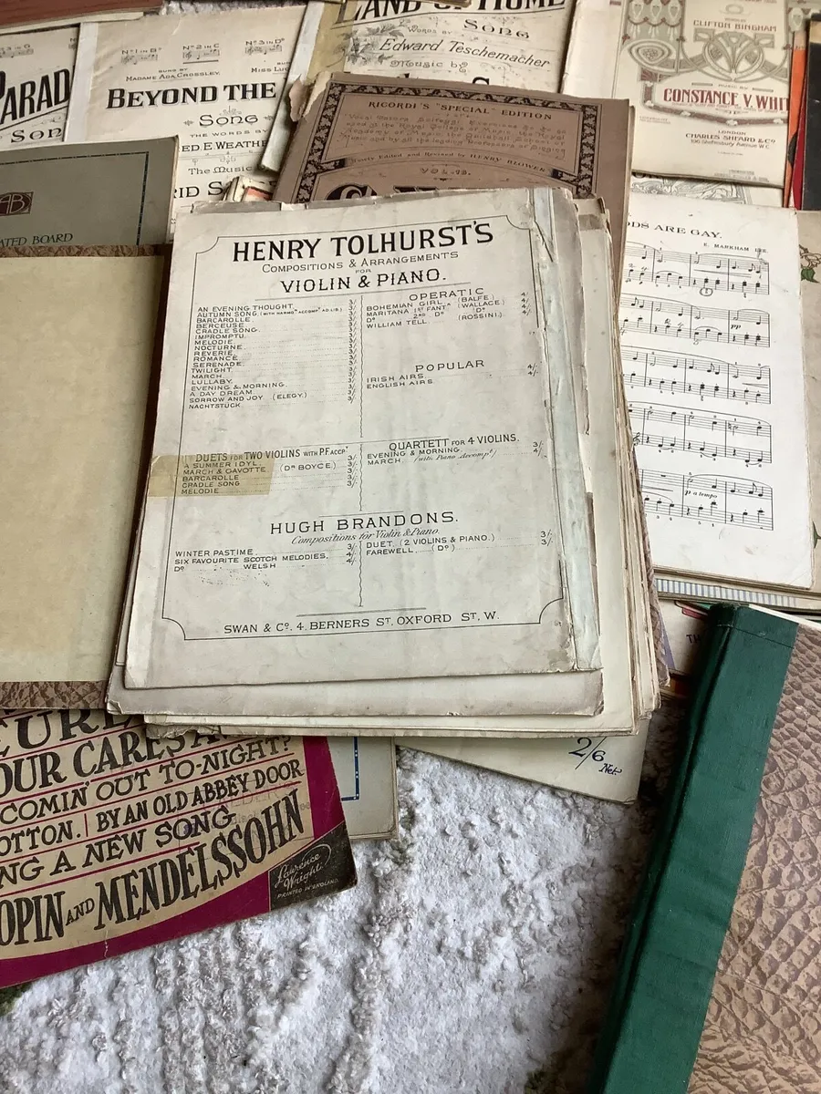 Vintage music scores 50plus - Image 4