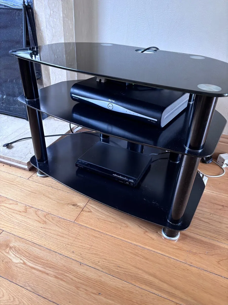 Tv blackened glass unit - Image 1