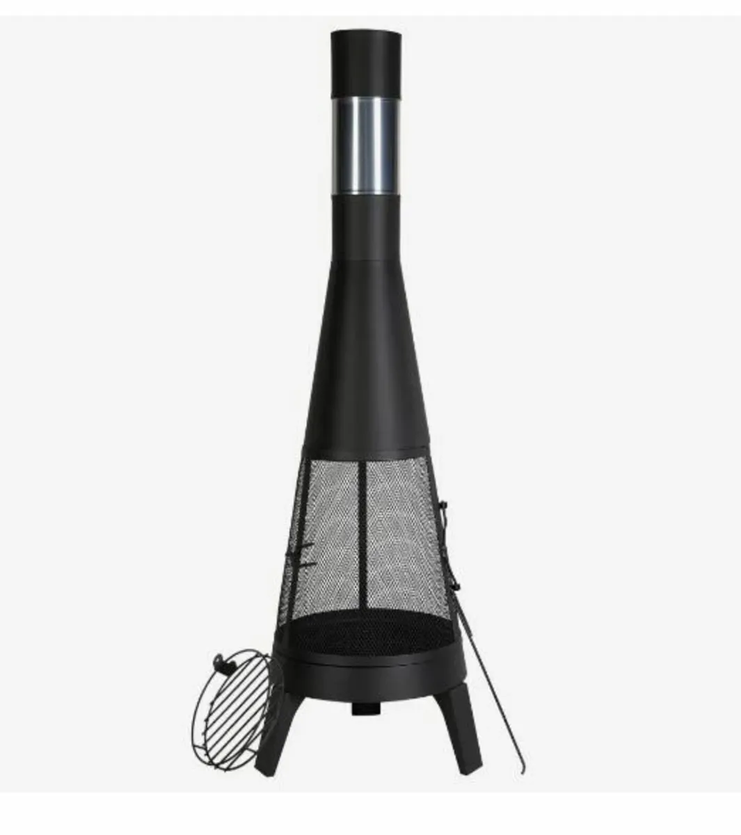 20 In Chiminea Outdoor Wood Burning - Image 1