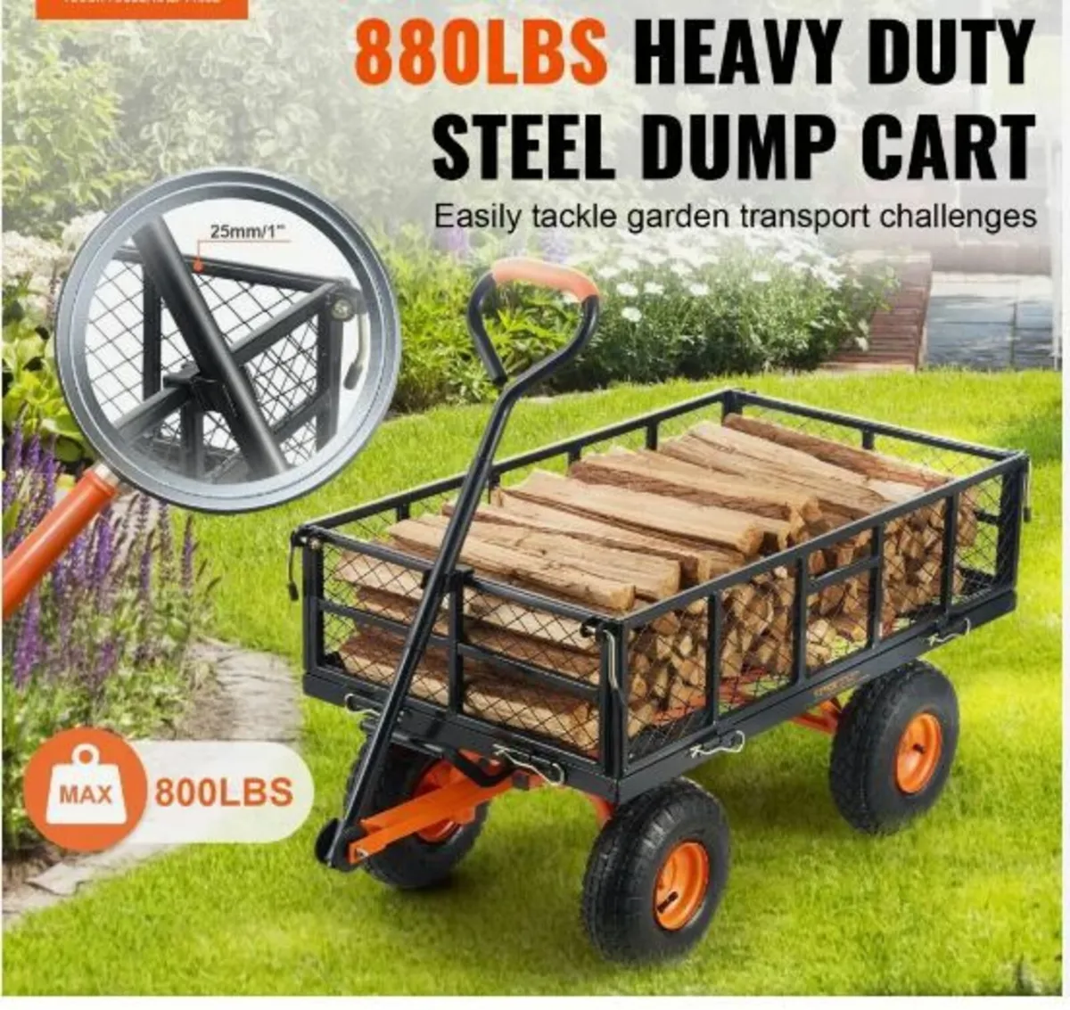 Garden Dump Cart - Image 2