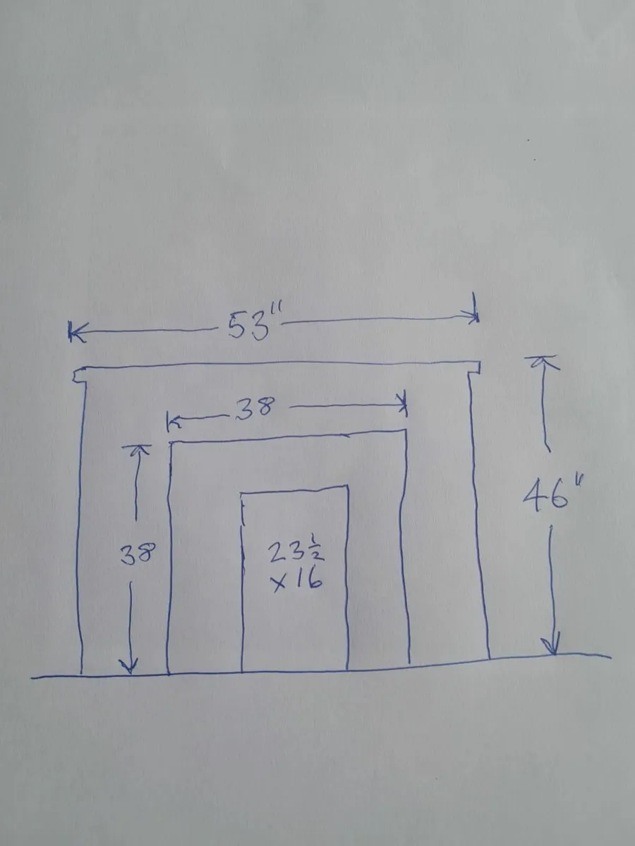 Cast Iron Fireplace with  Solid Ash Surround - Image 2