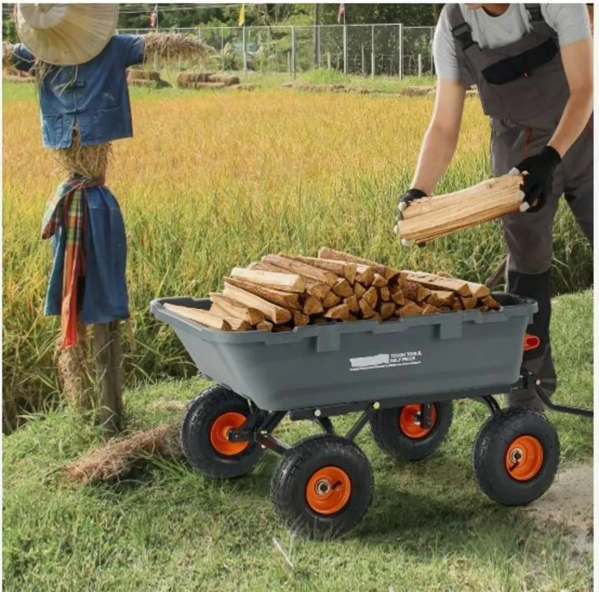 Poly Garden Dump Cart Heavy-duty - Image 4