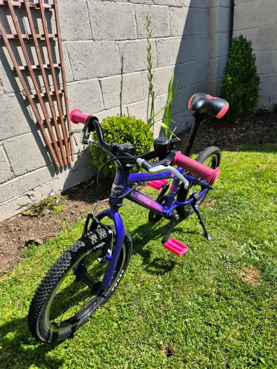 Kids Carrera 16 inch Purple Aluminium Bike - Image 3
