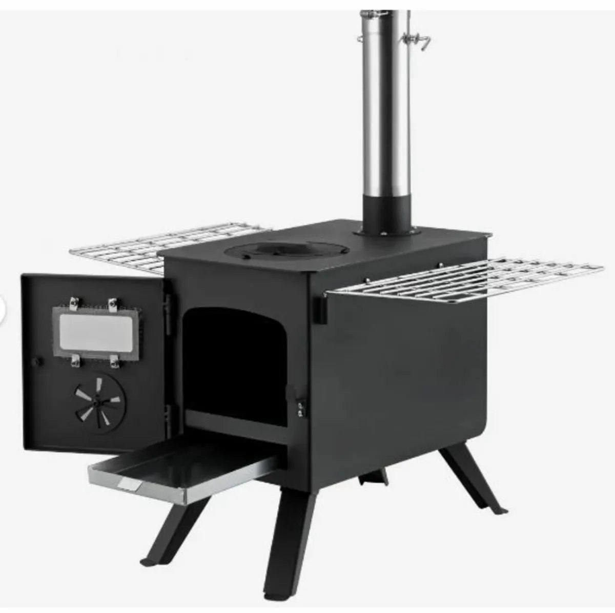 Wood Stove, 218.4 cm, Alloy Steel - Image 3