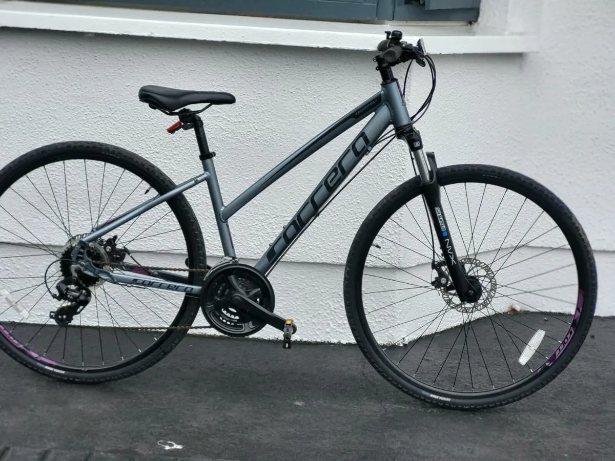 FEMALE CARERRA CROSSFIRE 2 HYBRID BIKE - Image 1