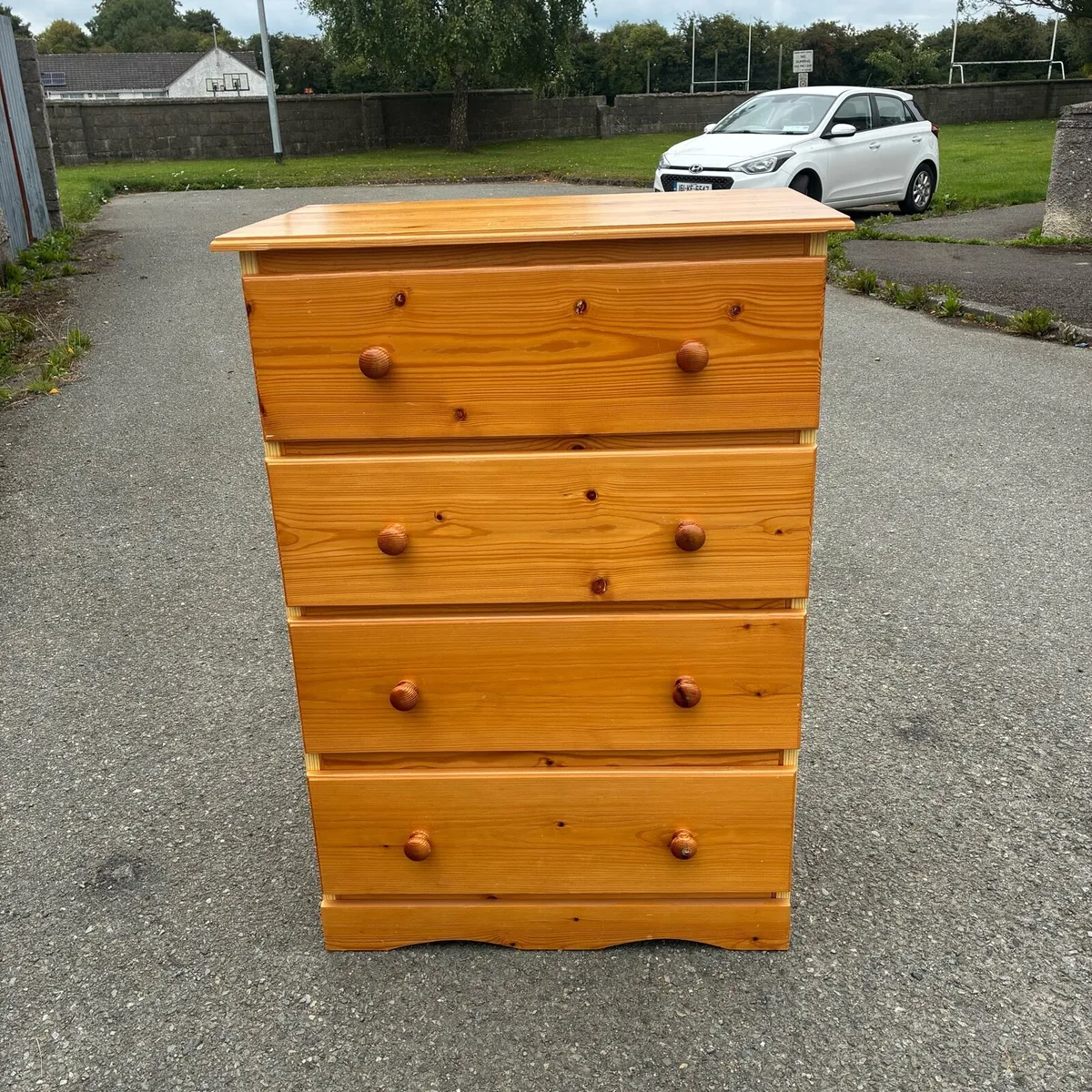 Solid Pine Chest of Drawers - Image 1
