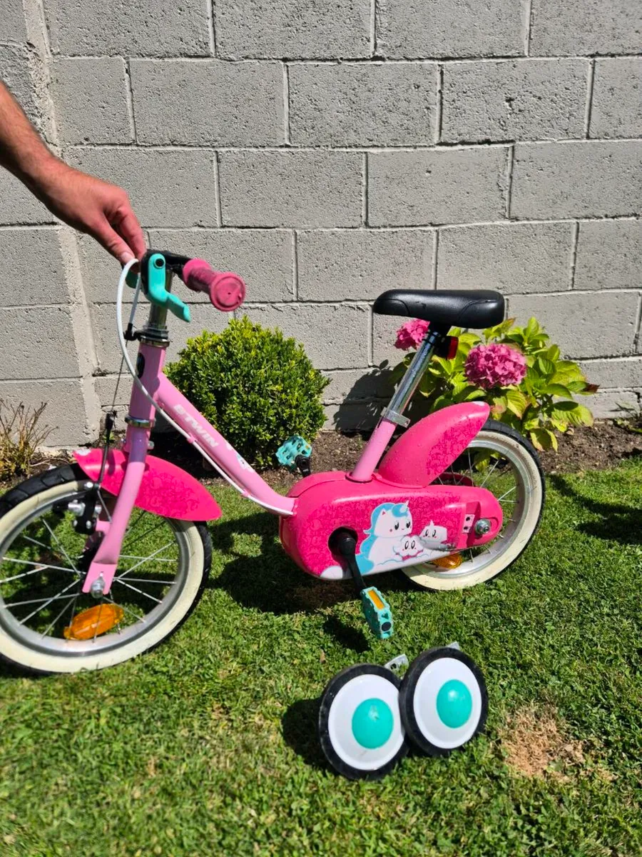 Childs Bike 14 Inch Pink - Image 1
