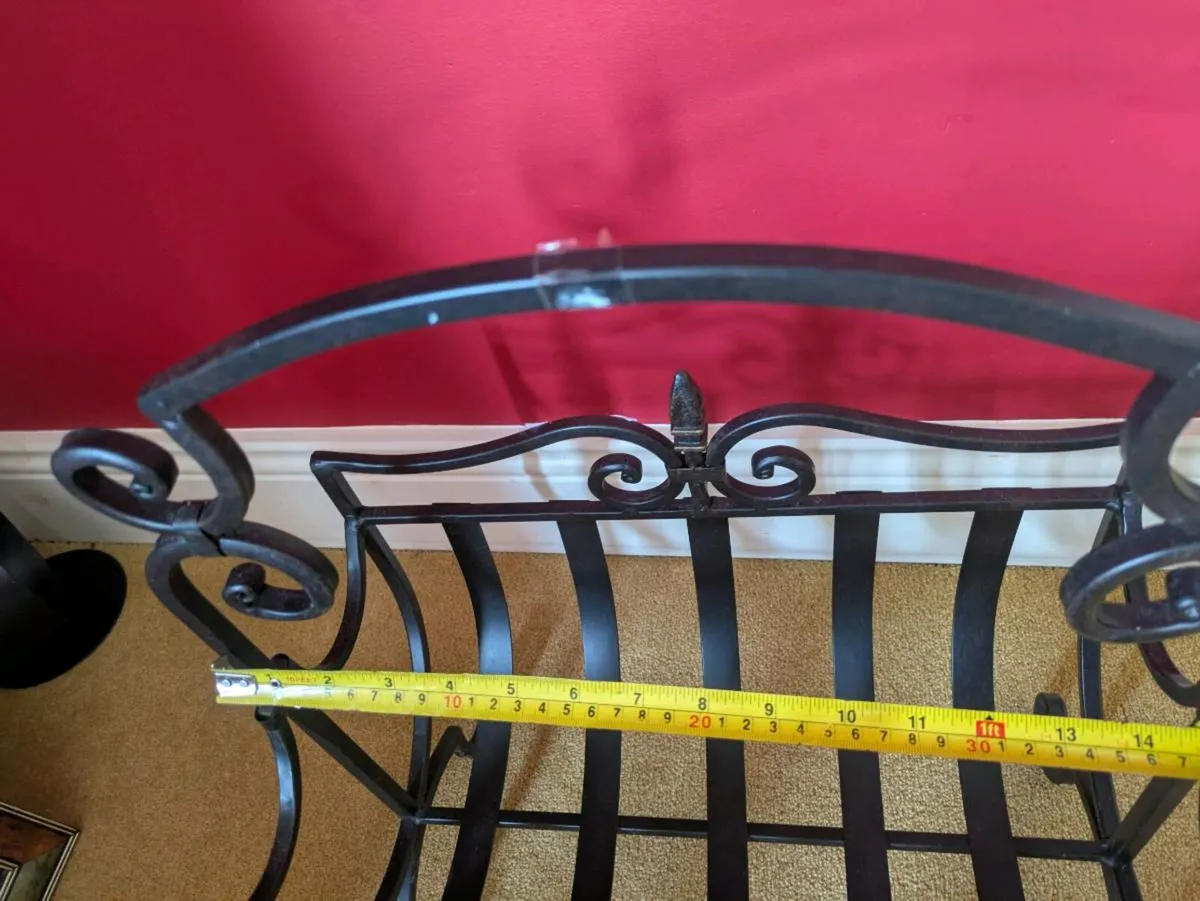 Wrought Iron Magazine Rack - Image 4