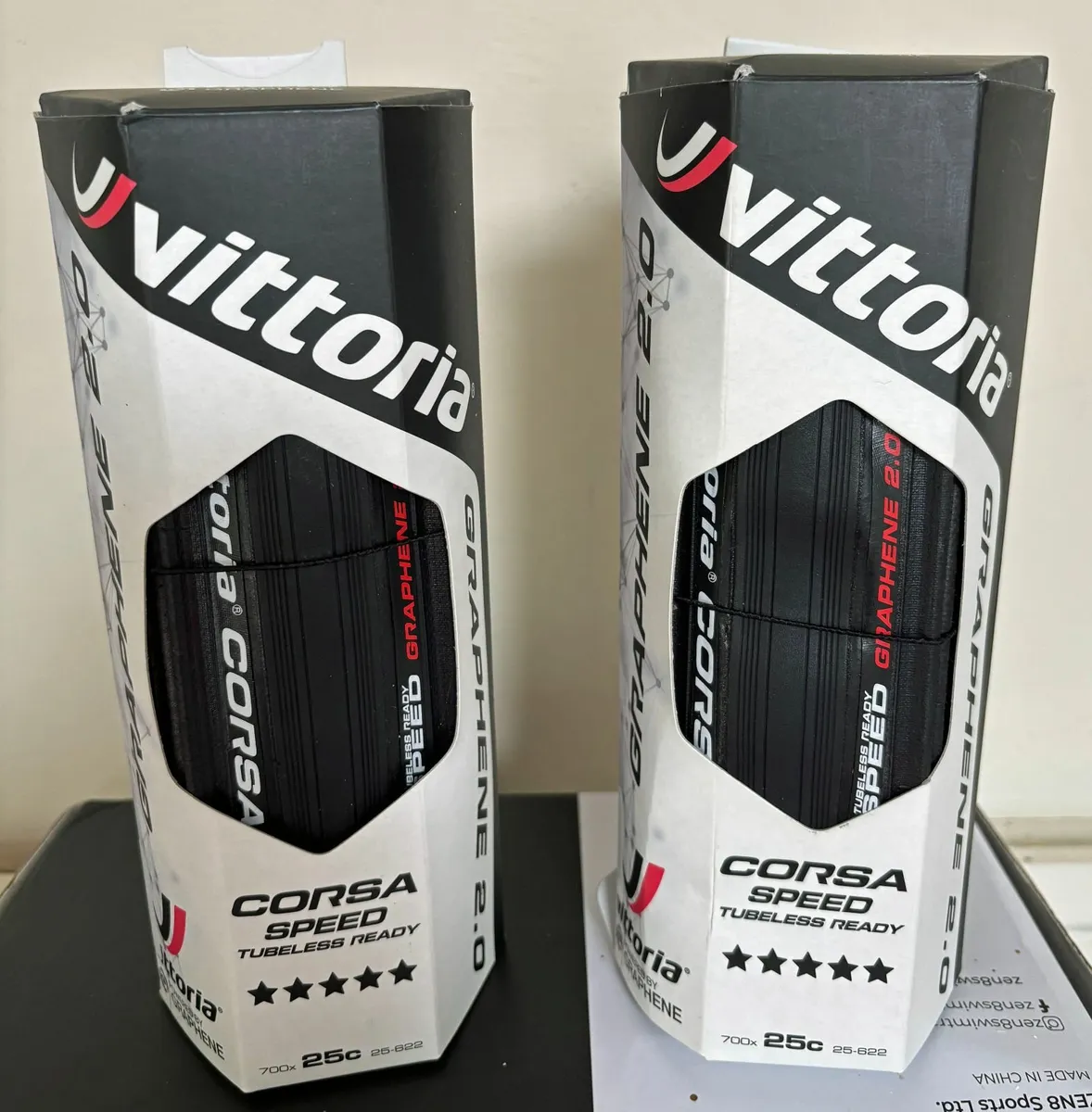 Vittoria Corsa Speed Tyres x 2