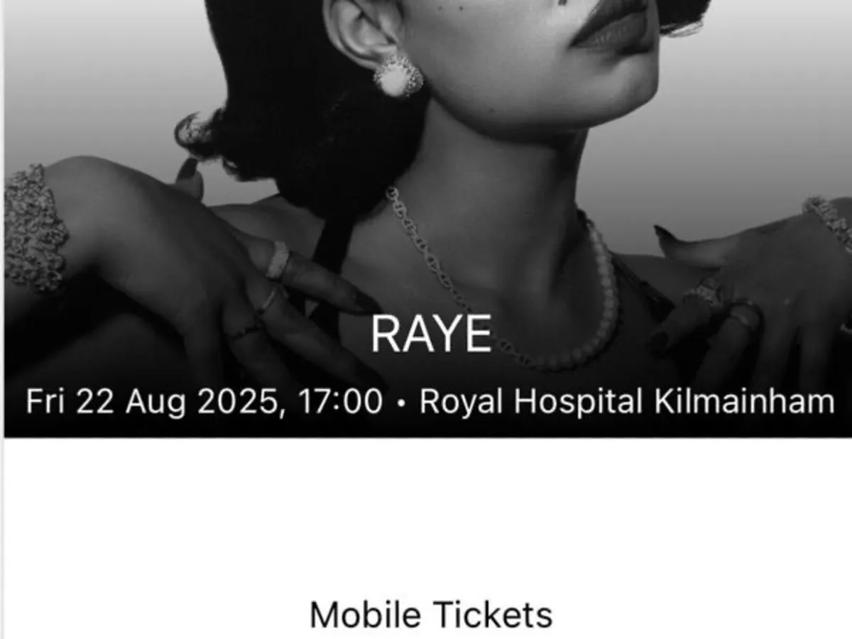 4x RAYE TICKETS