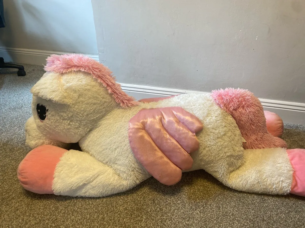 Large Plush Teddy - Unicorn - Image 2