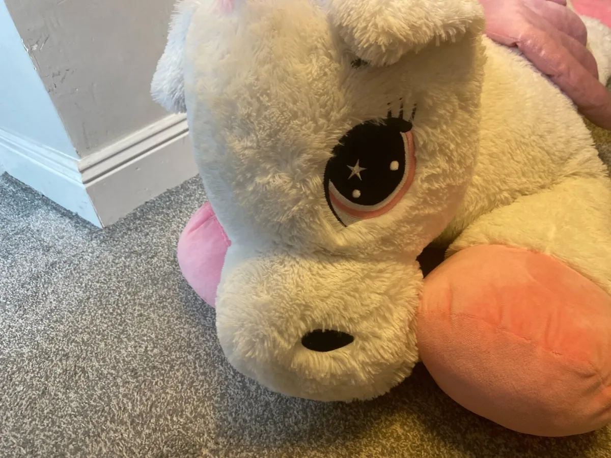 Large Plush Teddy - Unicorn - Image 3