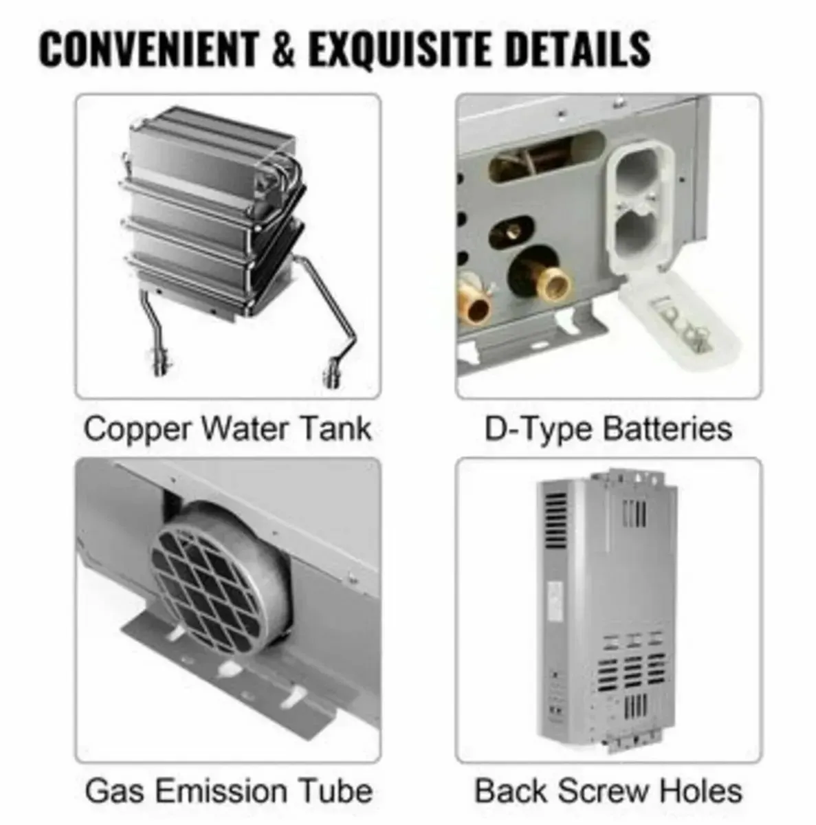 20L Hot Water Heater LPG Propane Gas Water Heater - Image 4