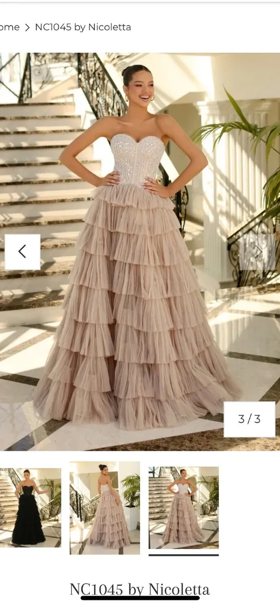 Nicoletta NC1045-Blush Dress Size 8 - Image 1