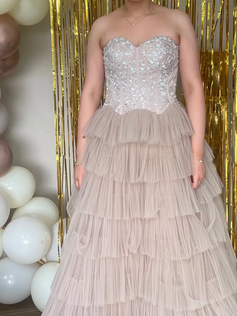 Nicoletta NC1045-Blush Dress Size 8 - Image 4