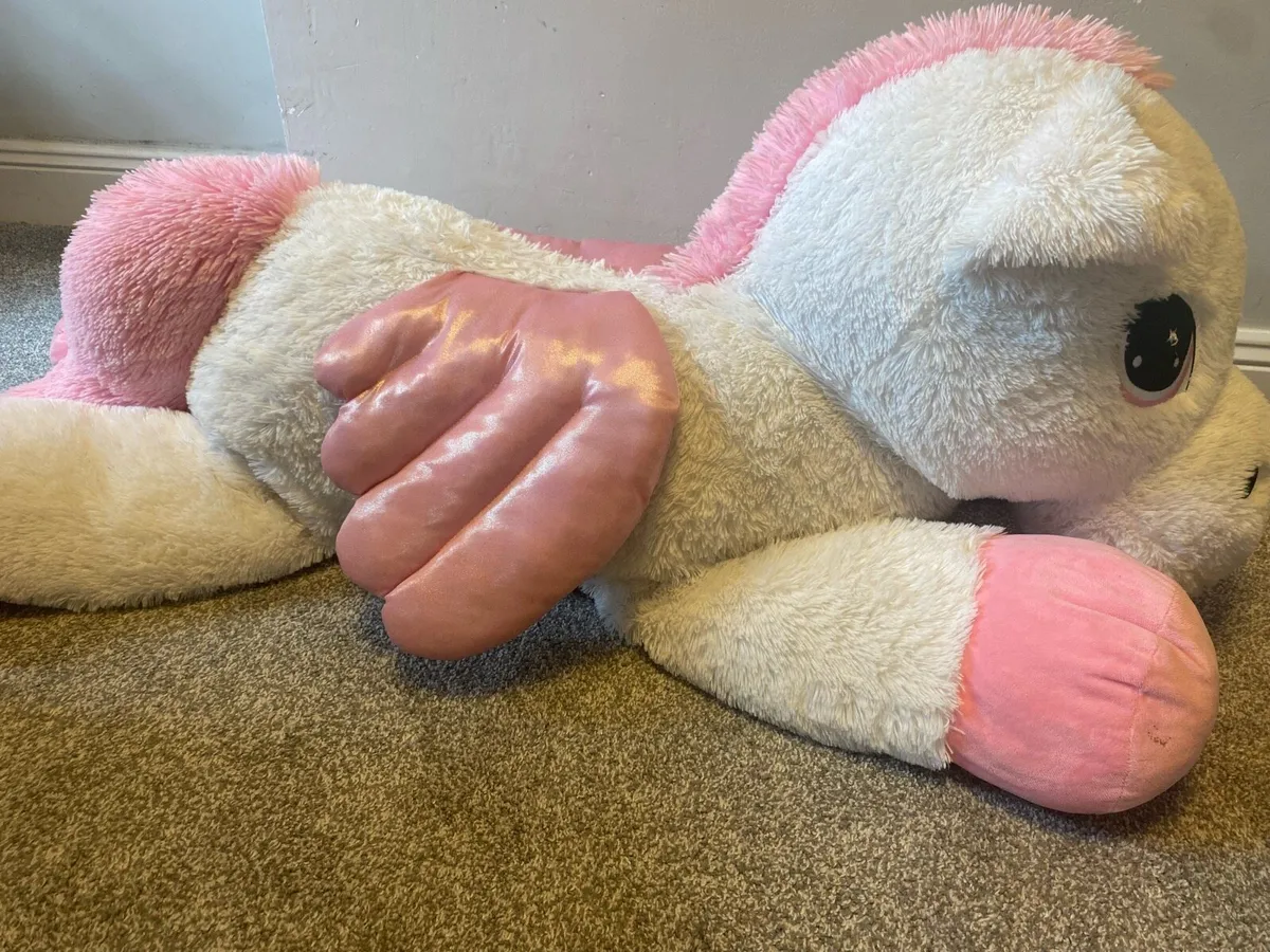 Large Plush Teddy - Unicorn - Image 1