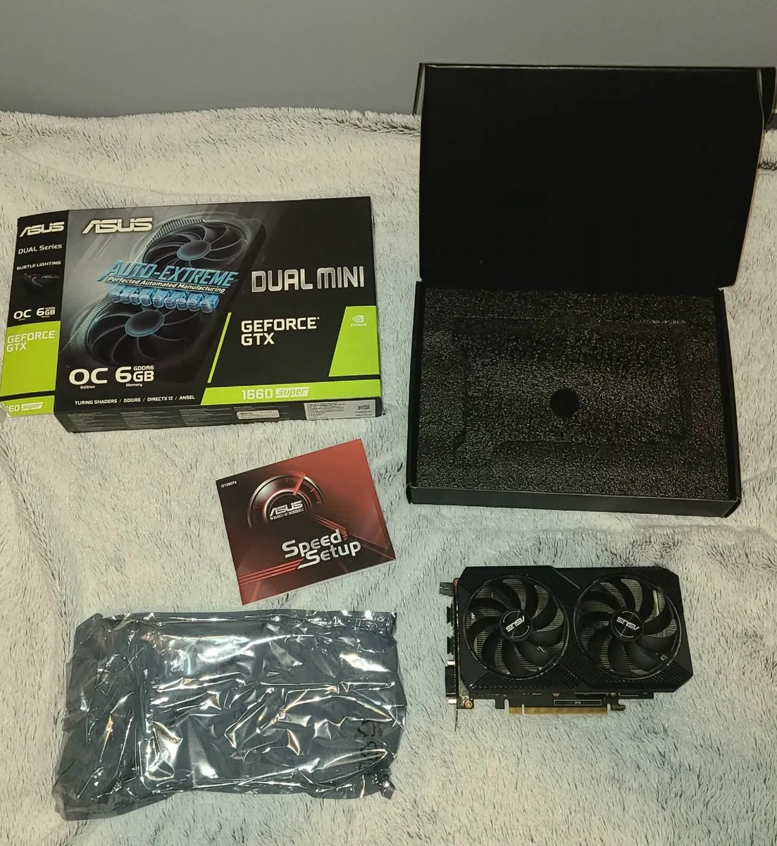 Asus gtx 1660 super dual mini 6 GB graphics card - Image 1