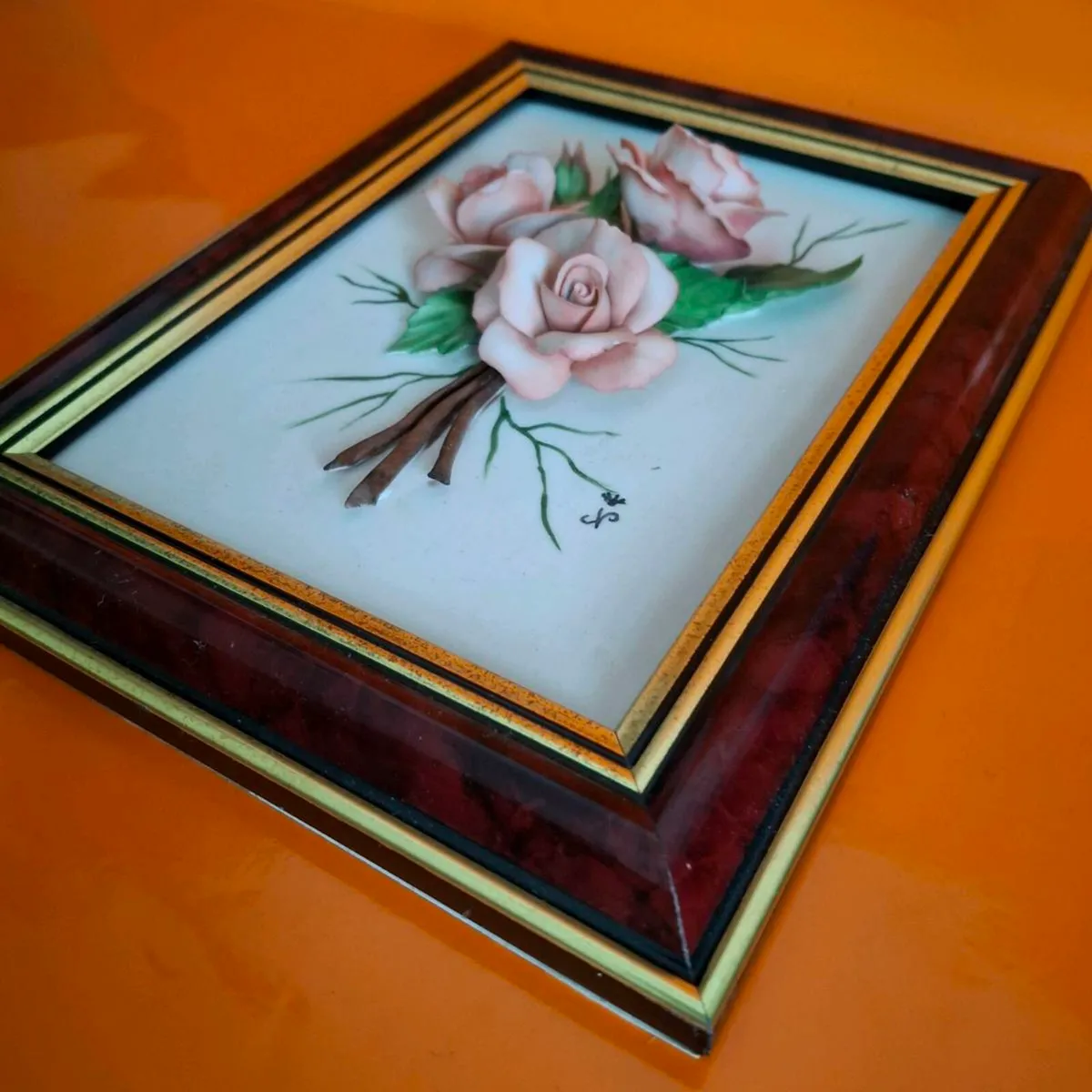 Capodimonte Framed Bouquet - Image 1