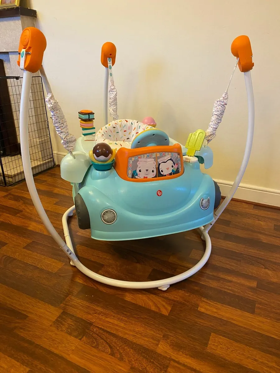 Fisher-Price 2-in-1 Car Jumperoo Activity Centre - Image 4