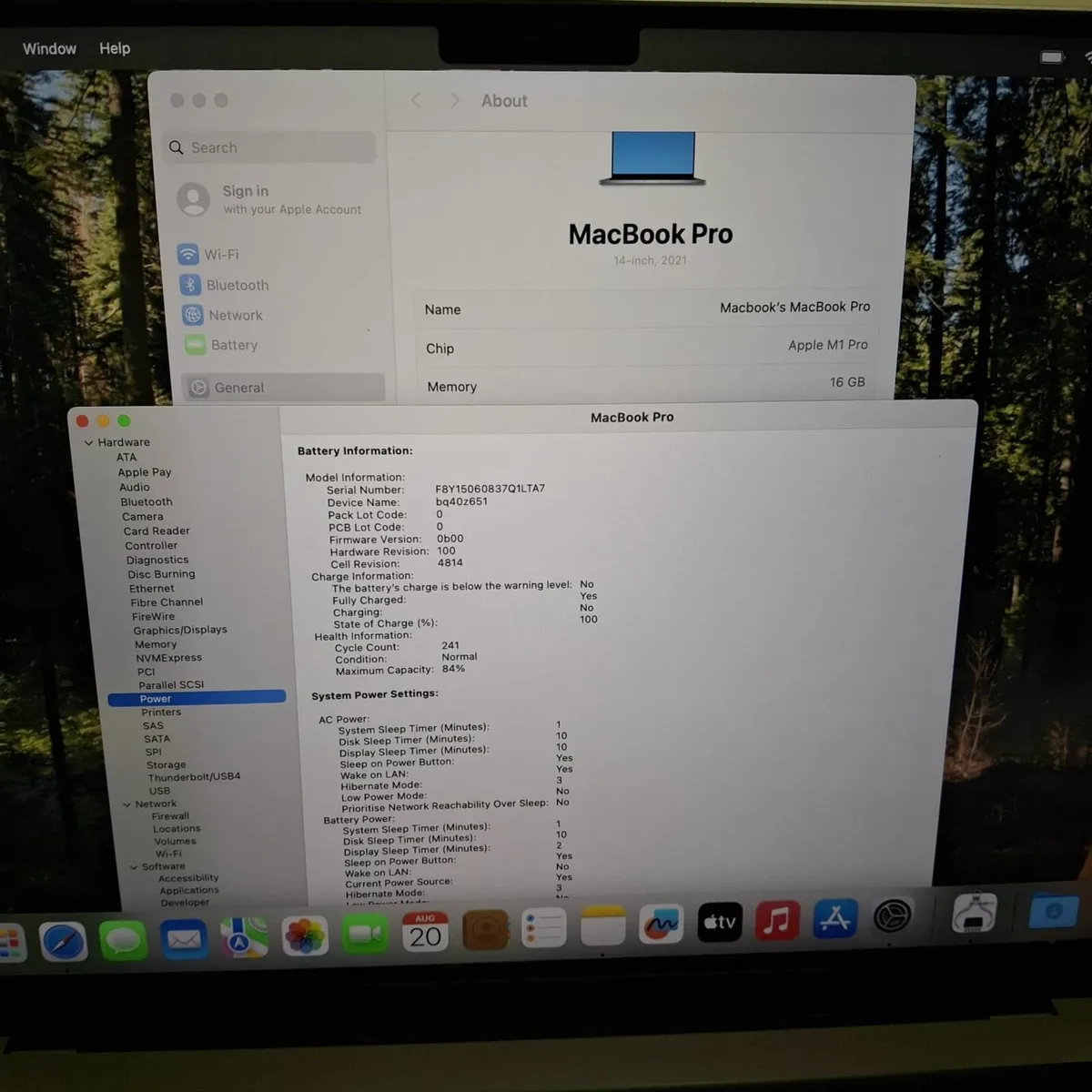 Apple MacBook Pro M1 14" 2021 | 16GB RAM | 500GB S - Image 4