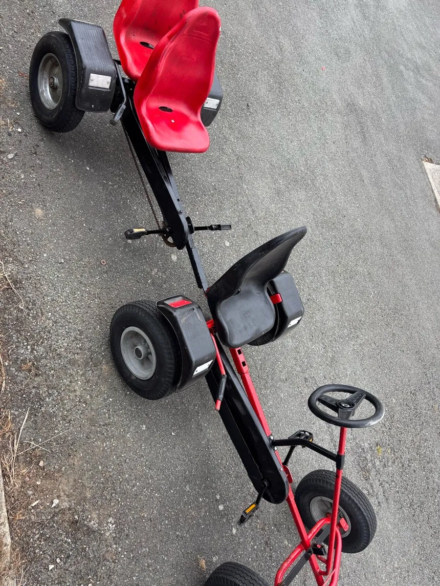 Berg go cart with extension for 2 more seats - Image 2