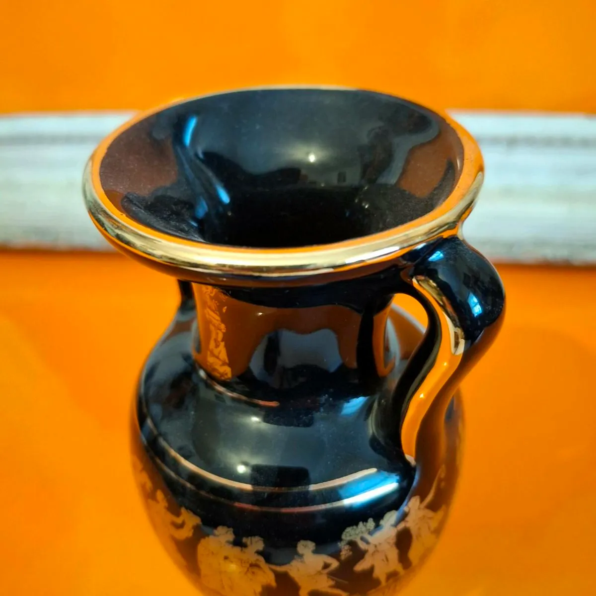 Handmade Greek 24k Gold Vase - Image 3