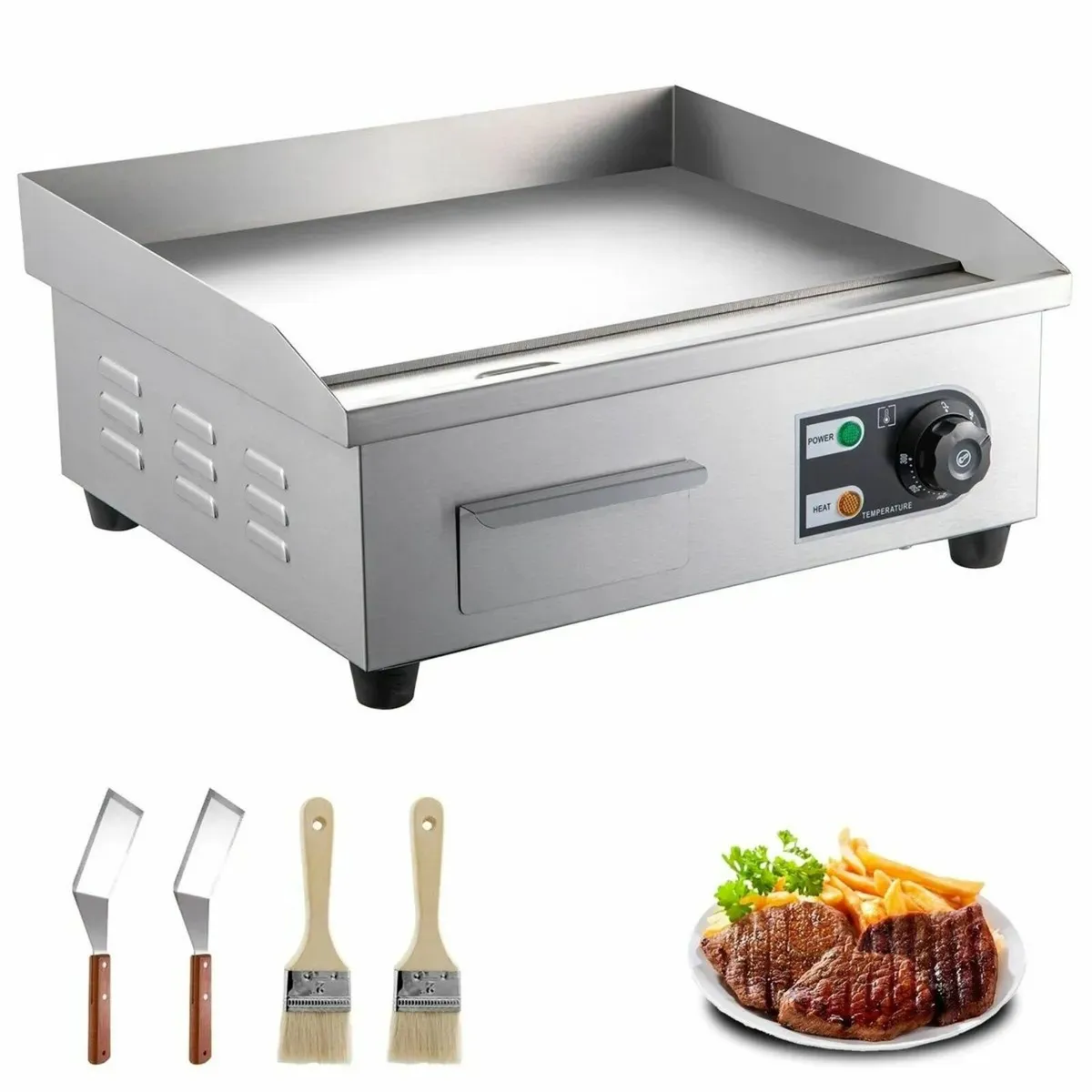 Electric Griddle Hotplate Commercial Flat Grill - Image 4
