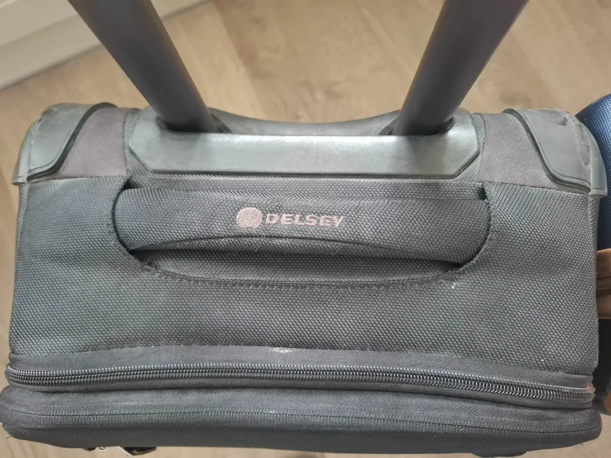 2 x Suitcases (Delsey & Vintage) - Image 2