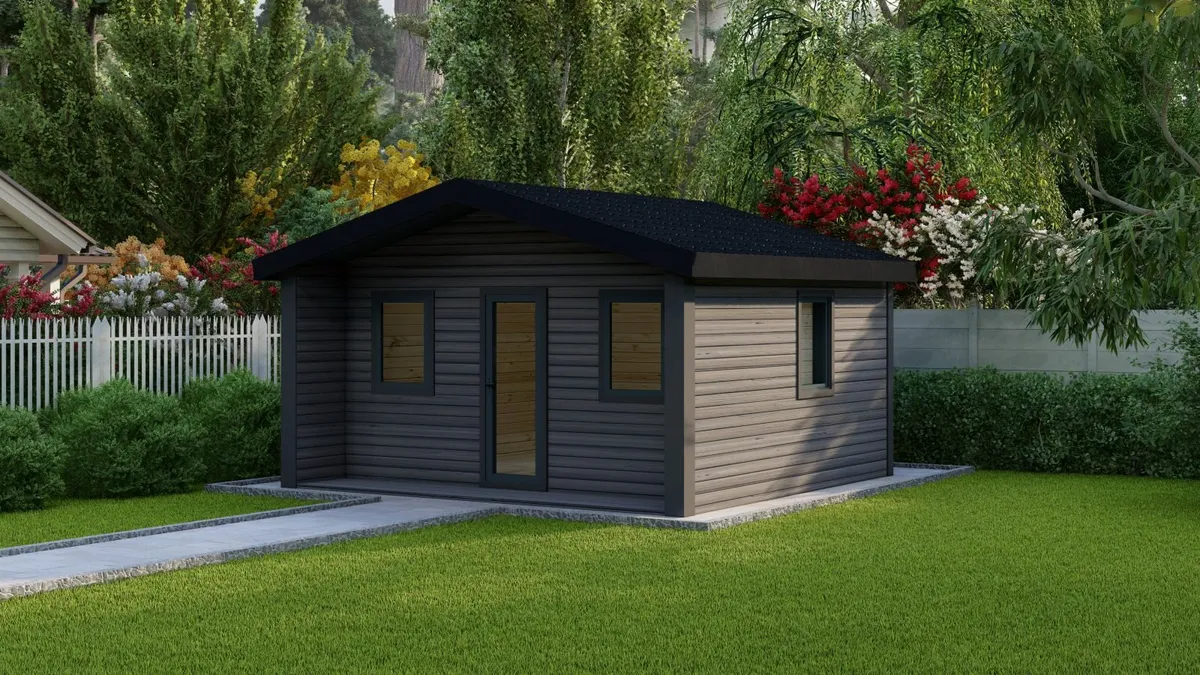 New 2025 Modular Garden Cabin Model 5 4m x 4.7m - Image 1