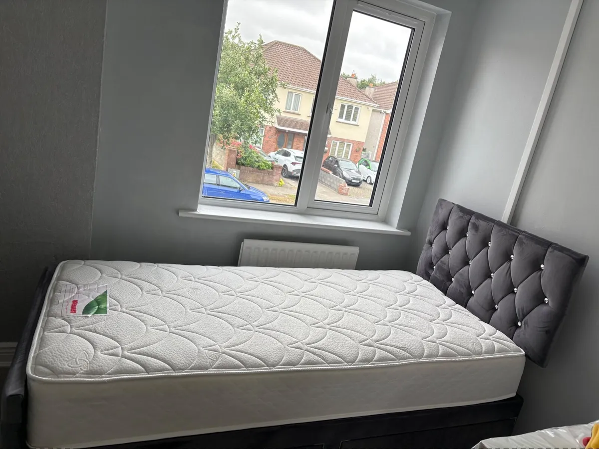 Single bed with mattress  with  2storage drawer s - Image 2
