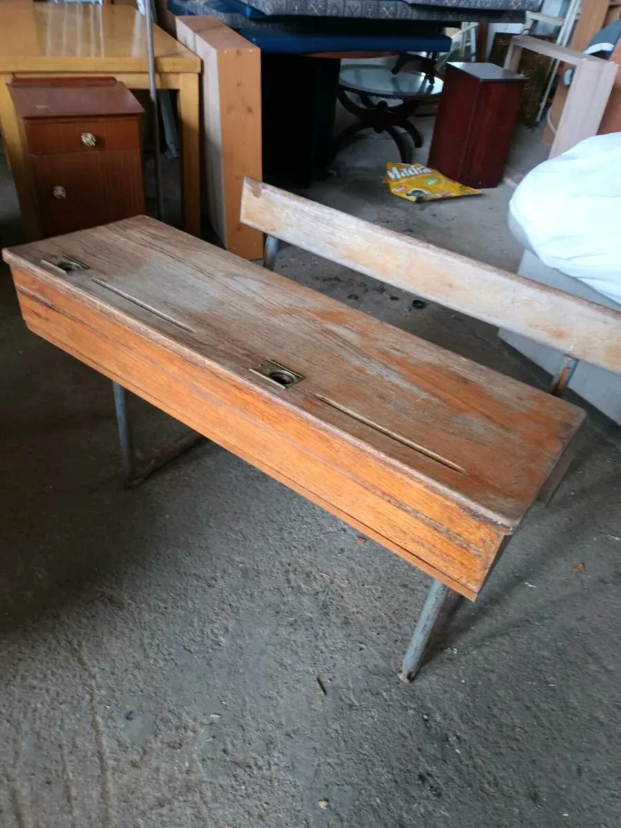 Vintage School Desk - Image 1