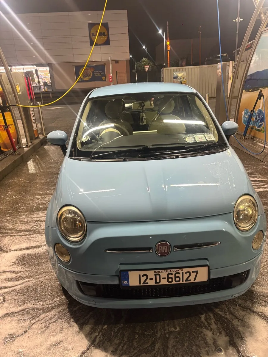 Fiat 500 blue automatic - Image 2