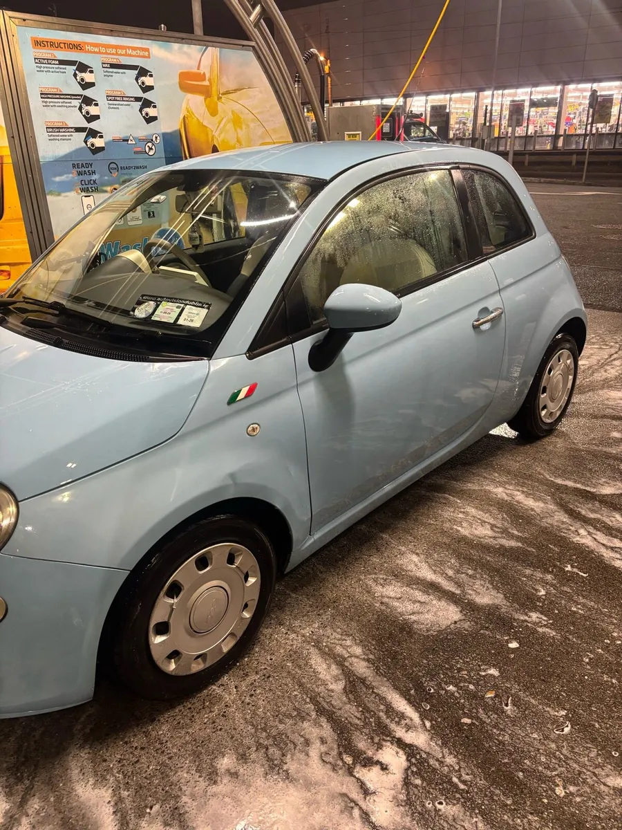Fiat 500 blue automatic - Image 3