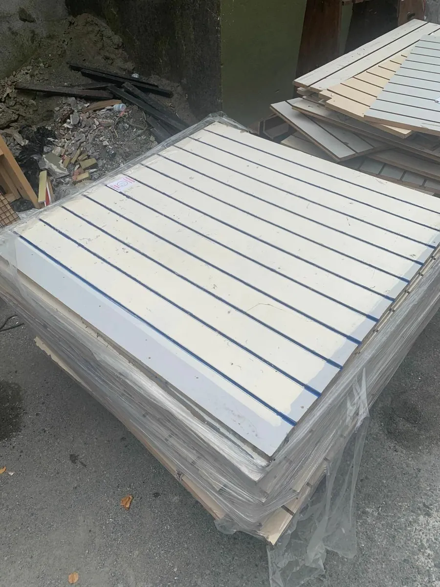 Wooden Slatted Wall Shelving - Image 3