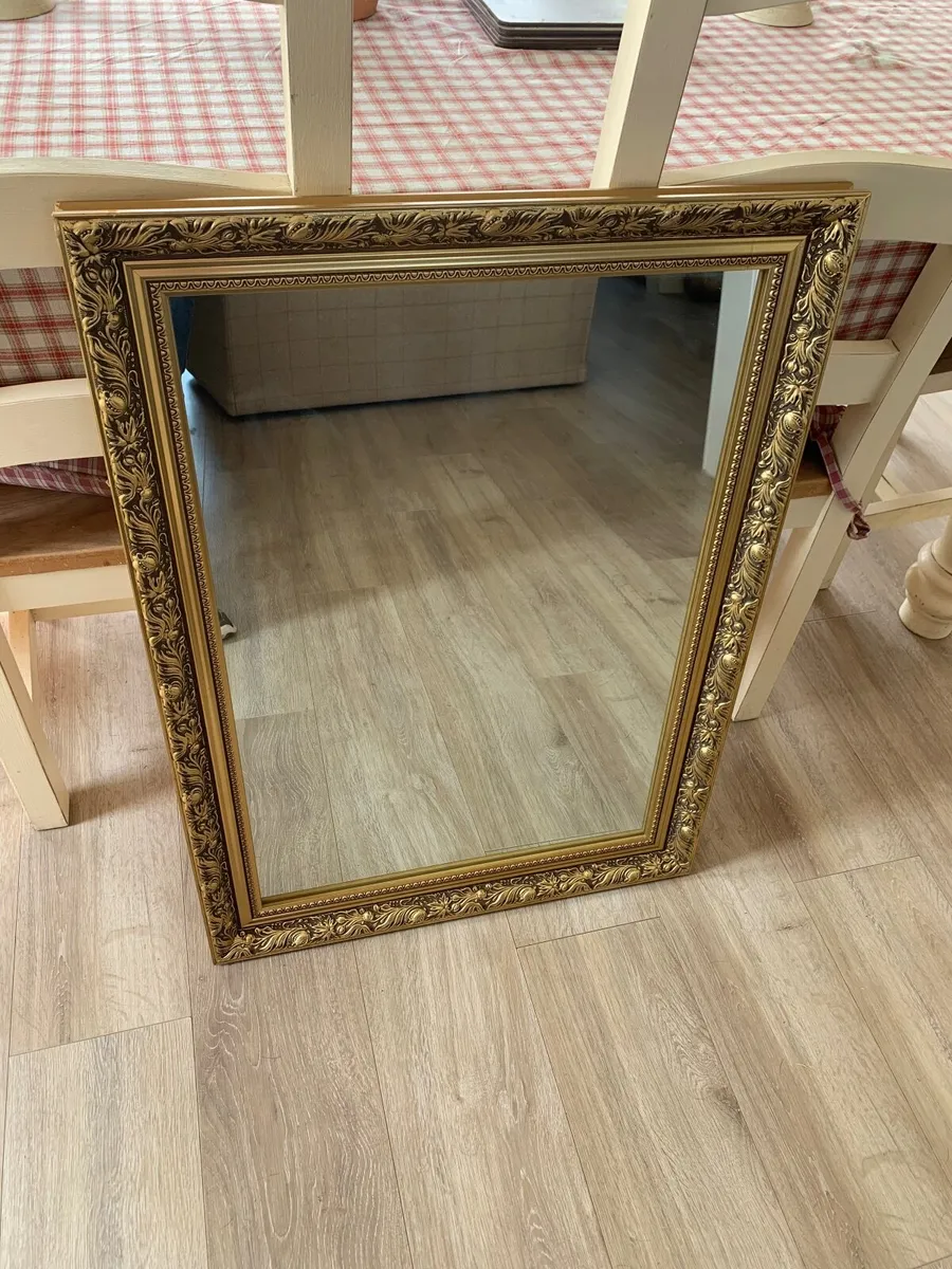Gold Ornate Mirror - Image 4