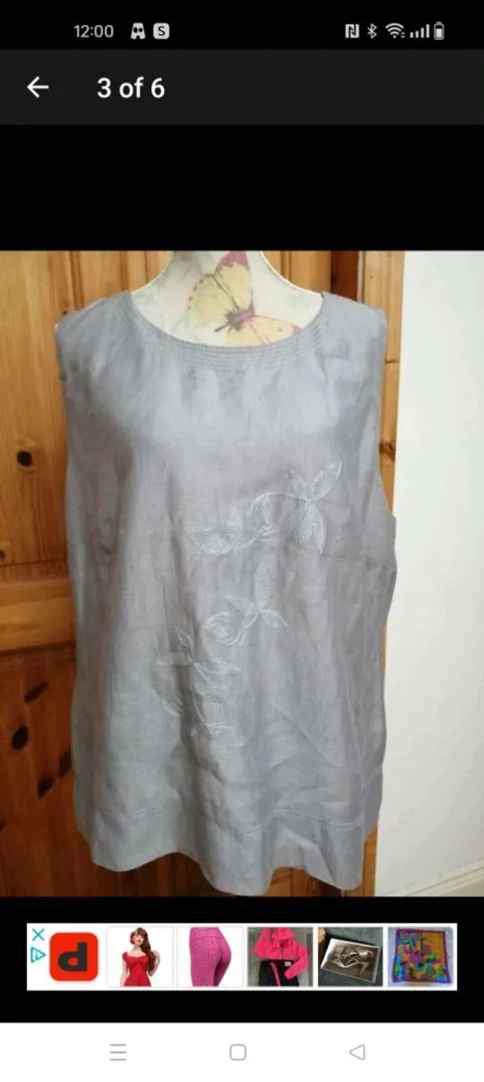 Ladies Jacques Vert beautiful silver grey plus siz - Image 3
