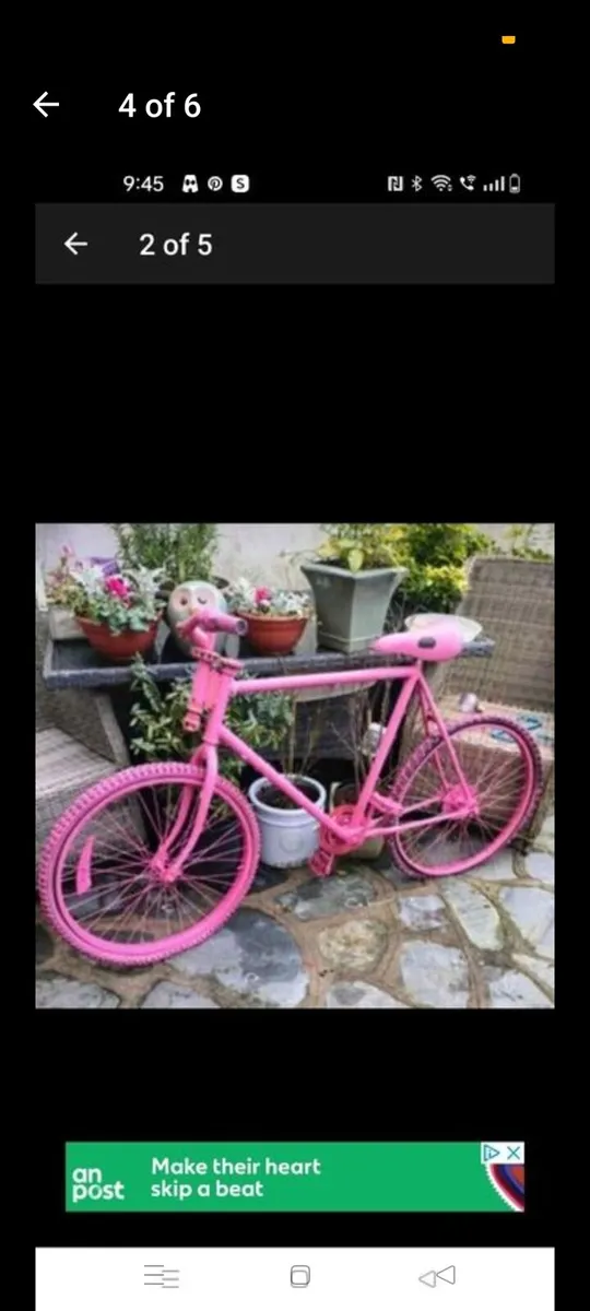 Pink bike, put together for display purposes only. - Image 2
