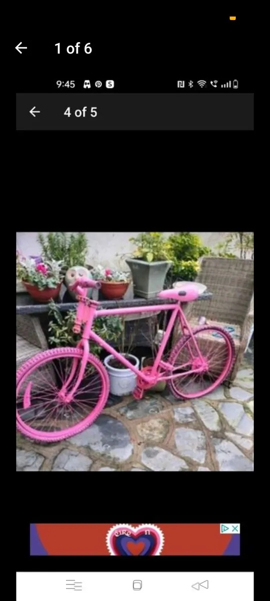 Pink bike, put together for display purposes only. - Image 3