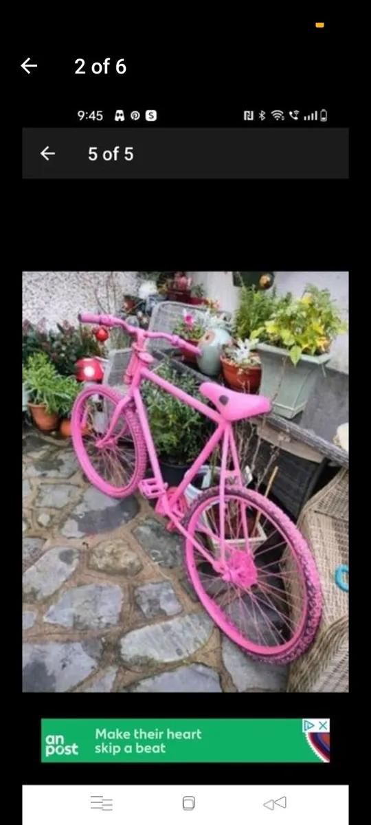 Pink bike, put together for display purposes only. - Image 4